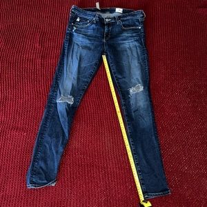 Adriano Goldschmidt skinny legging blue size 29 inseam about 27 inches Bin P15
